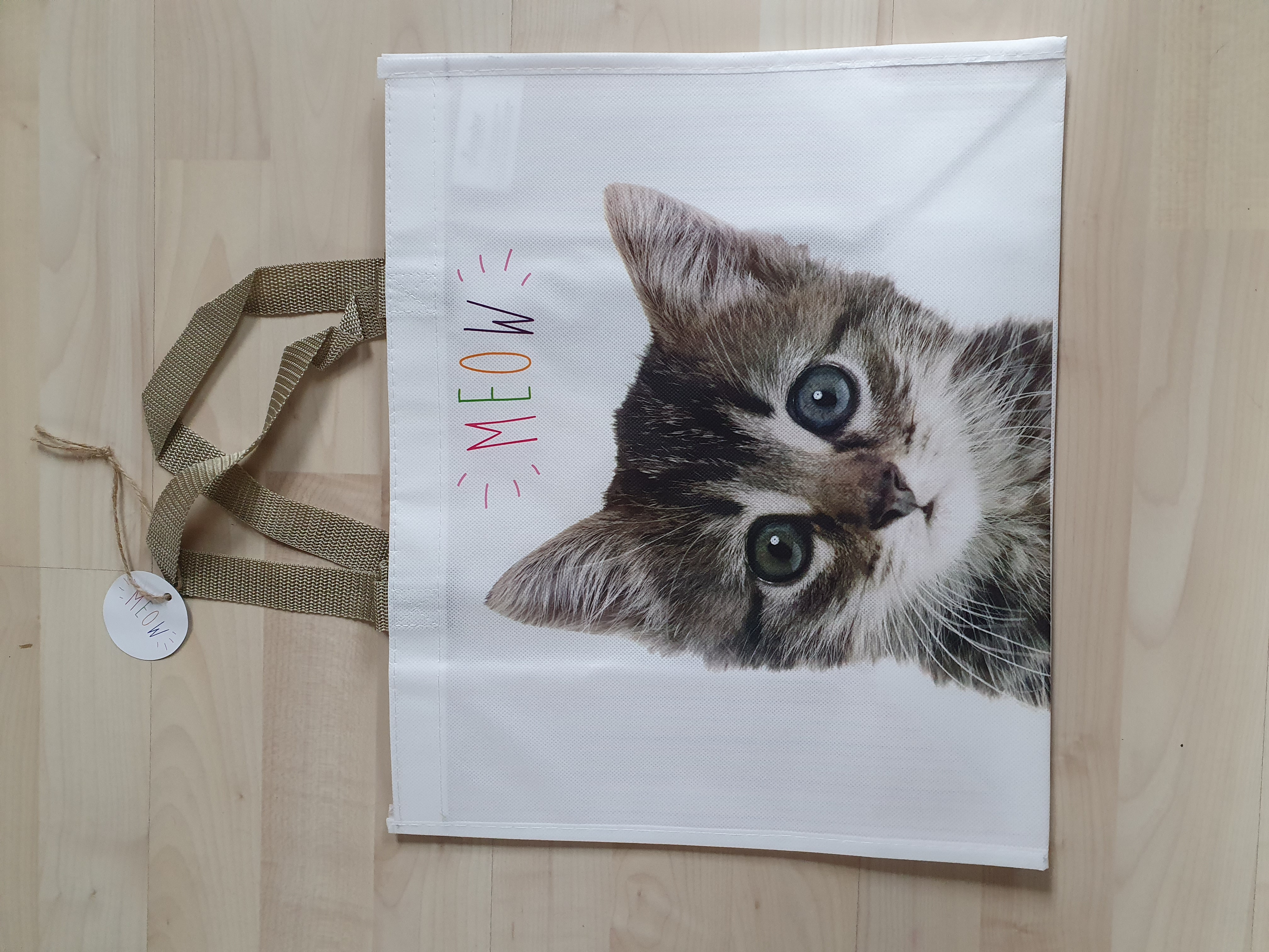 MEOW Katze Einkaufstasche