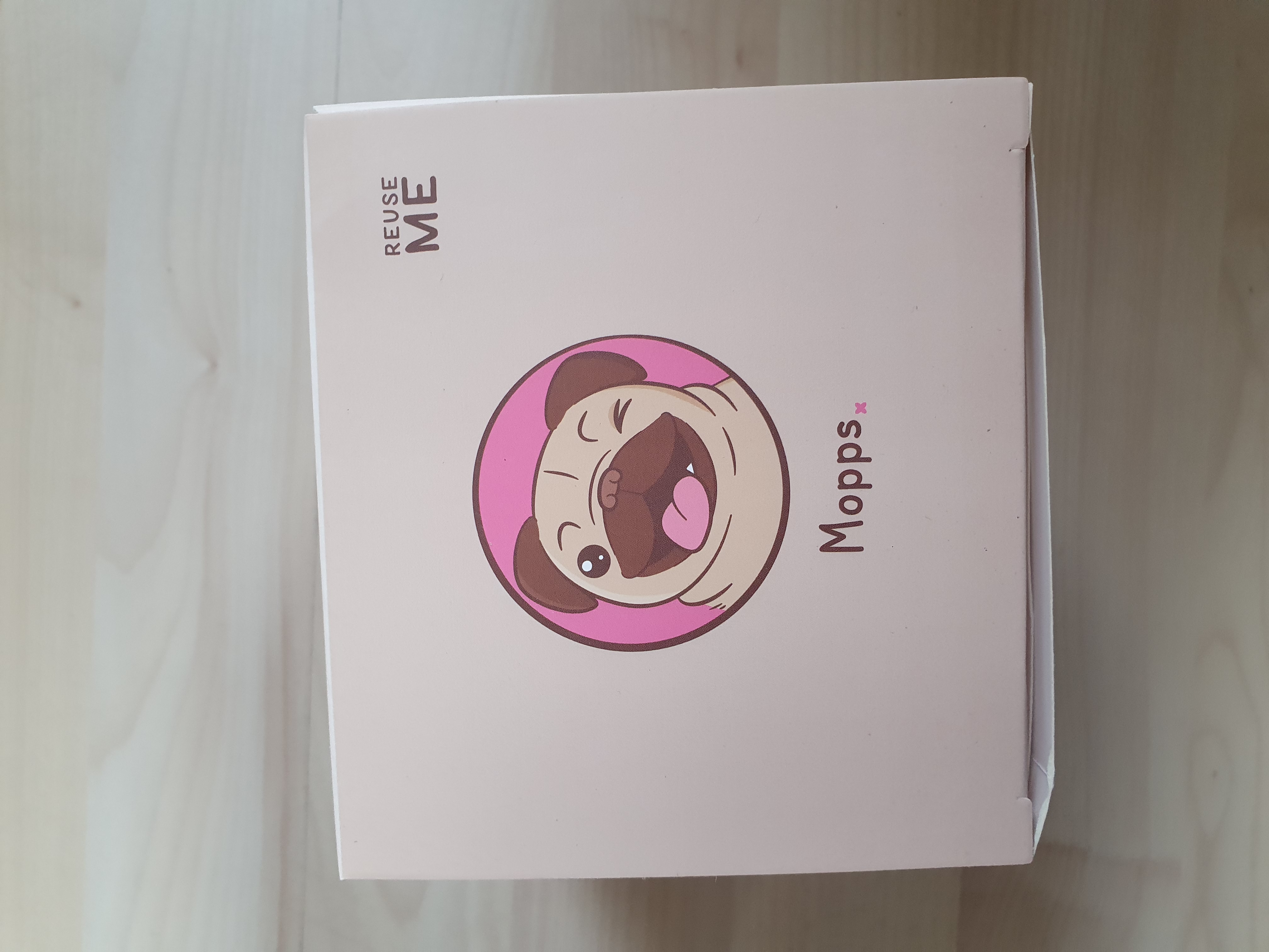 Mopps der Mops Hund Gestapelte Runde Bento Box Lunchbox mit 3 Fächern